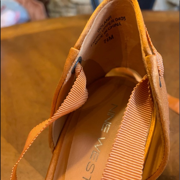 Nine West high wedge heels women size 7 1/2 - Picture 1 of 6